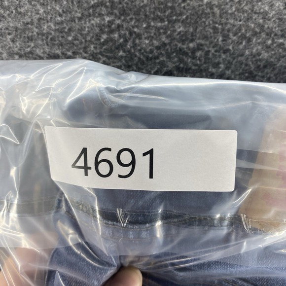 Levis Jeans Mens 32x32 Blue 505‎ Mid Rise Western Cowboy Straight Dark Wash - Picture 12 of 12